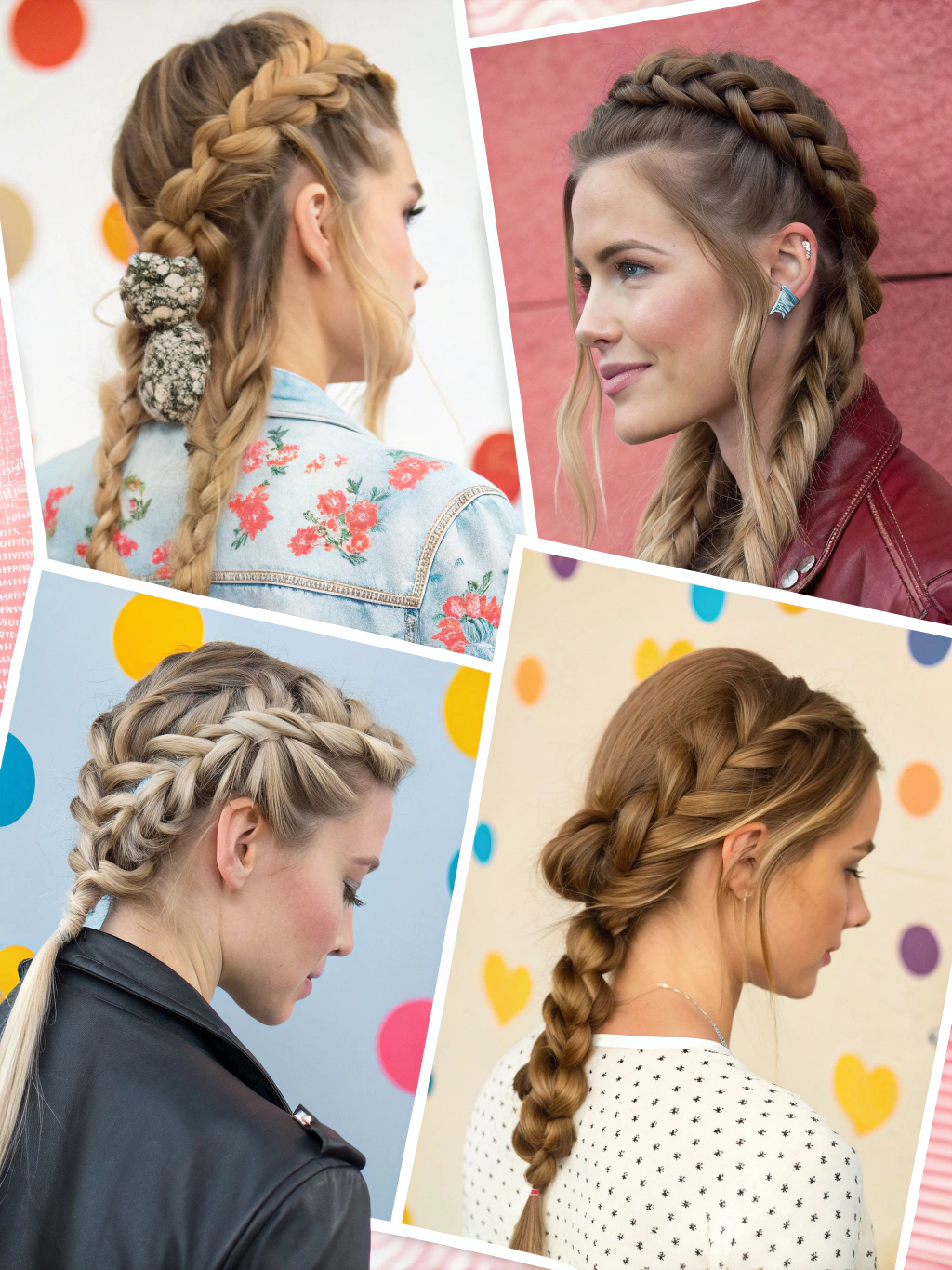 beautiful braid hairstyles for women showing various braiding techniques and styles