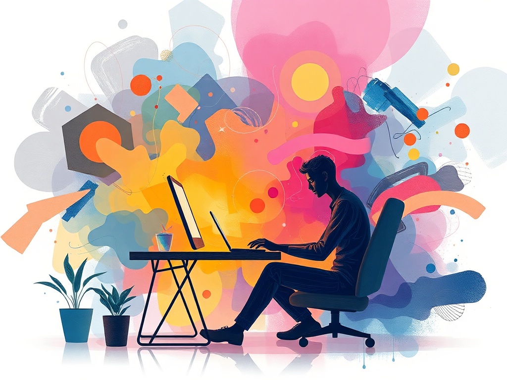 remote work image