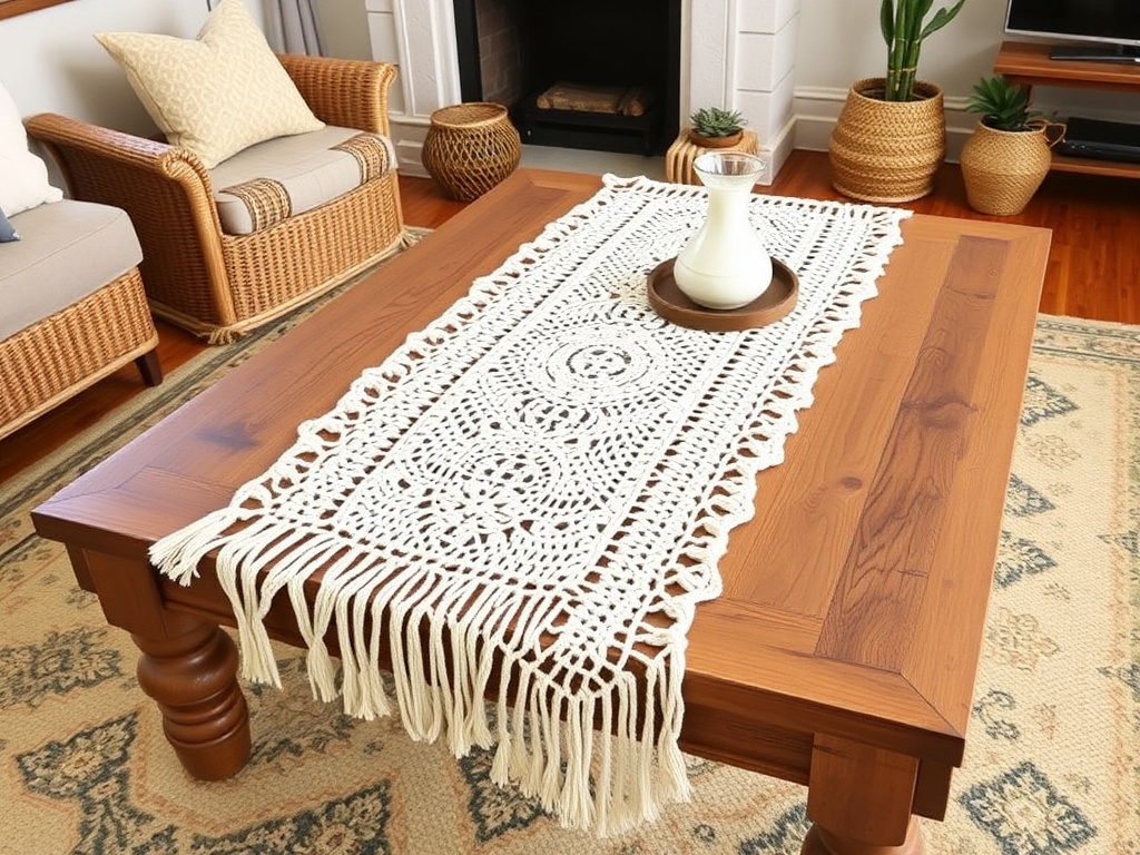 3. Set a Macrame Table Runner