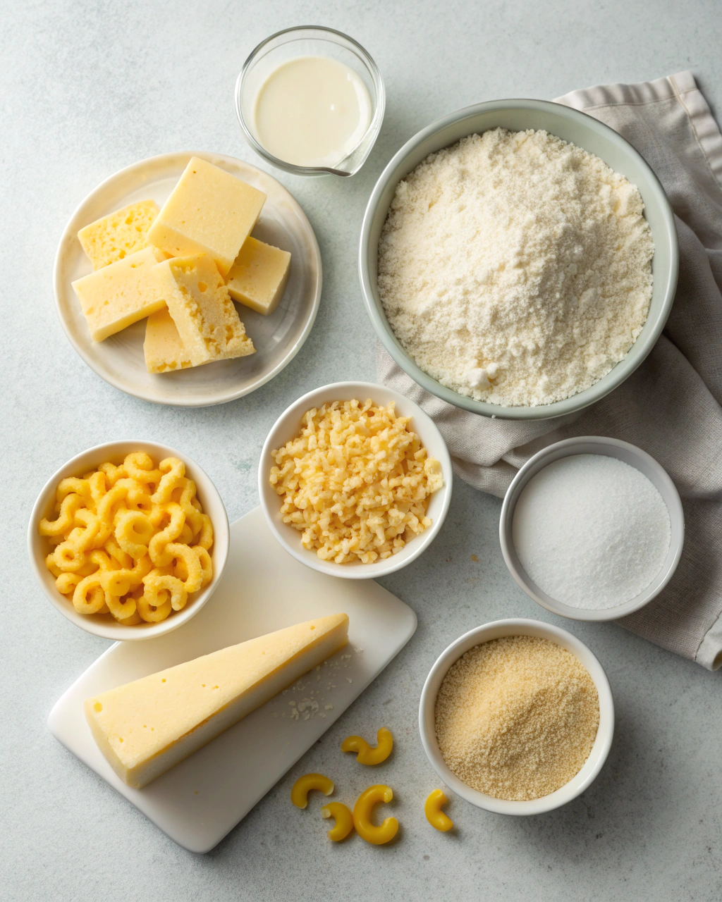 Baked Mac and Cheese Ingredients