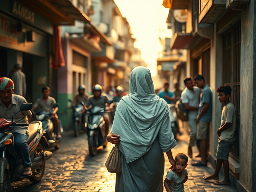 A Mother of Five, Her Husband Imprisoned, Her Family on Her Shoulders