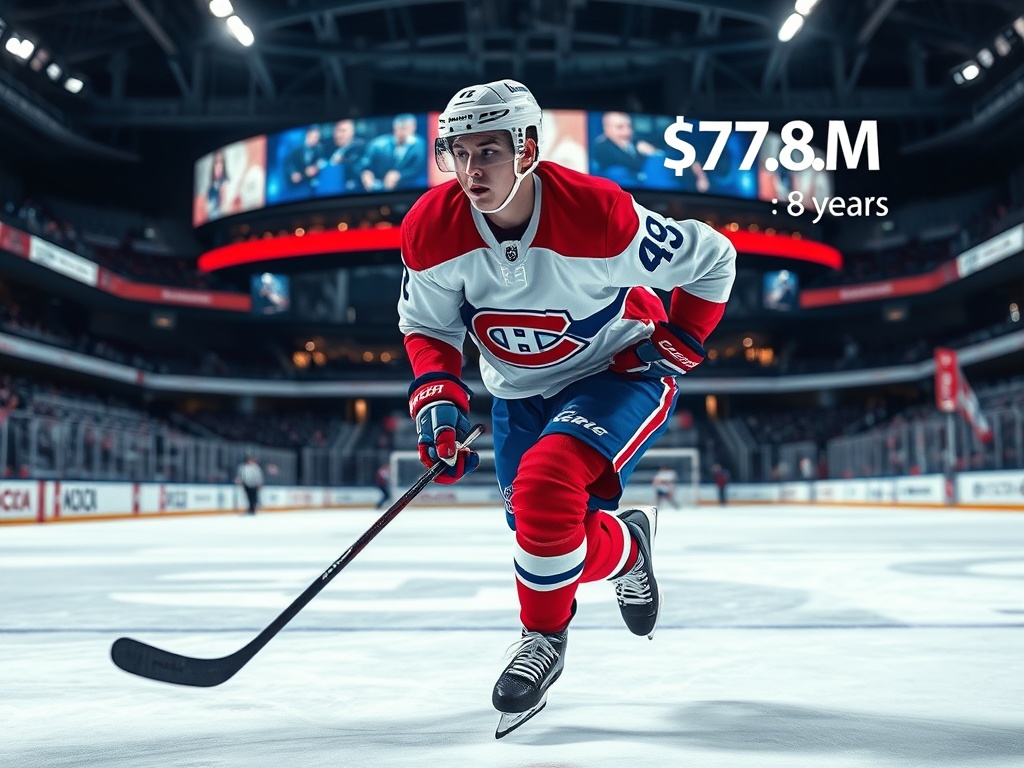 Lane Hutson Signs 8-Year $70.8M Extension with Canadiens