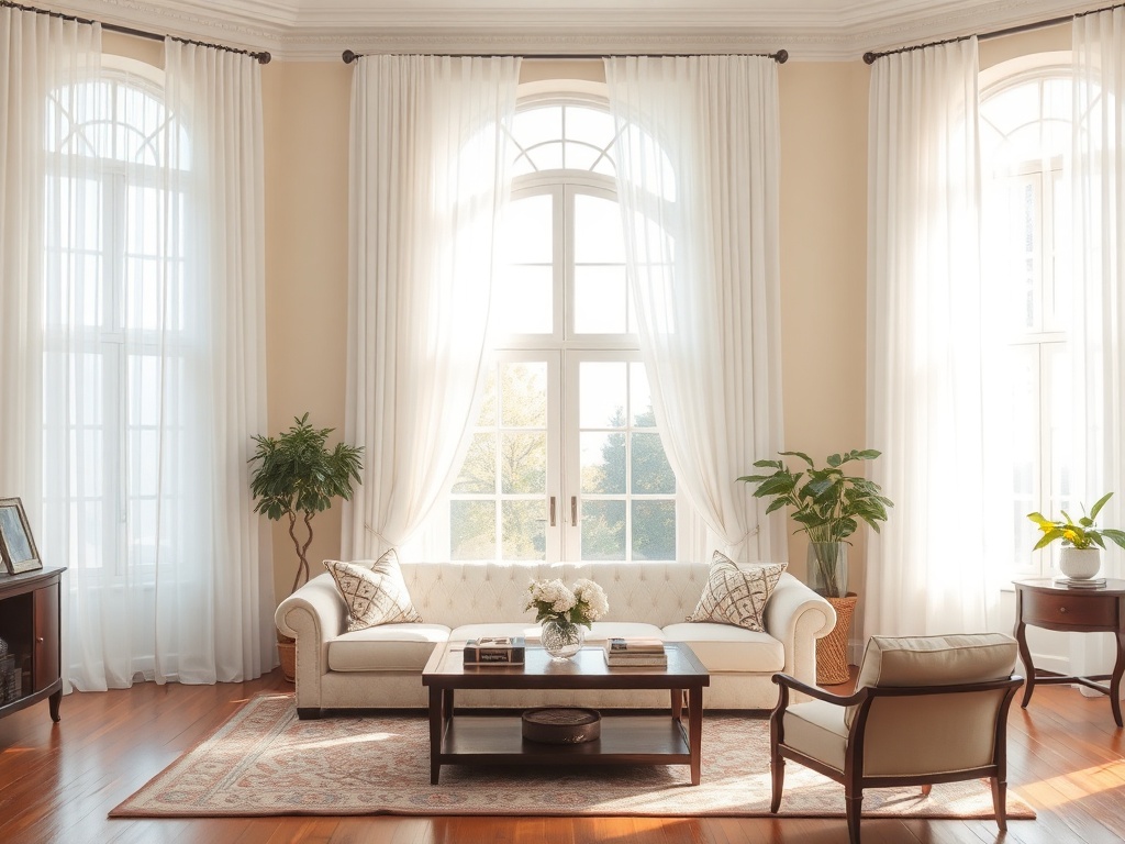 2. Opt for Sheer Curtain Layers