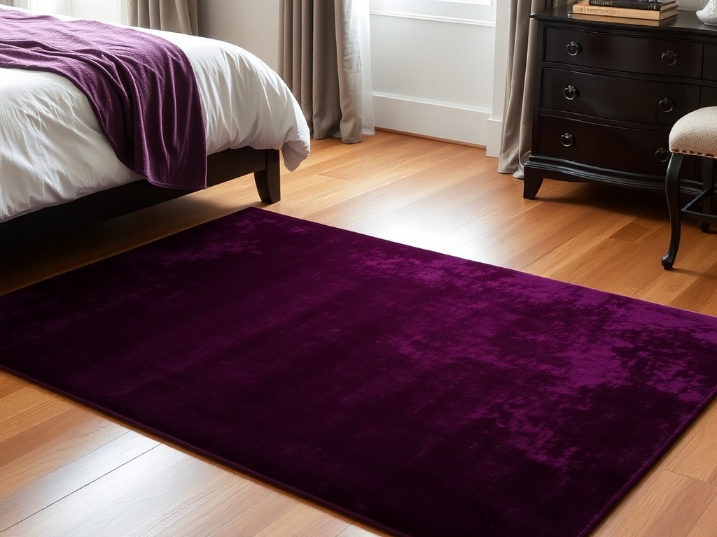 6. Lay a Velvet Rug