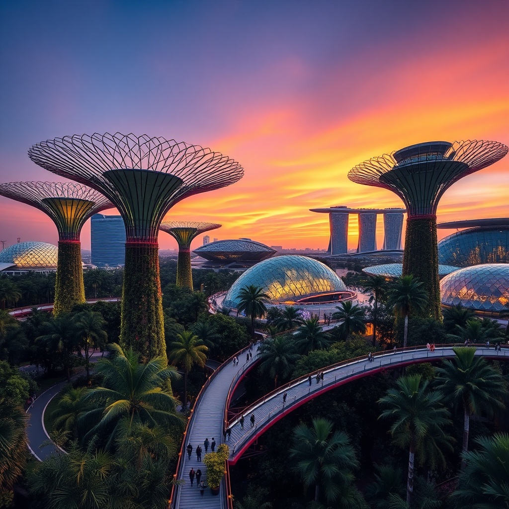 Gardens by the Bay: Futuristic Nature (Singapore)