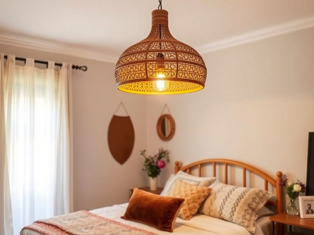 8. Add Texture with Rattan Lighting