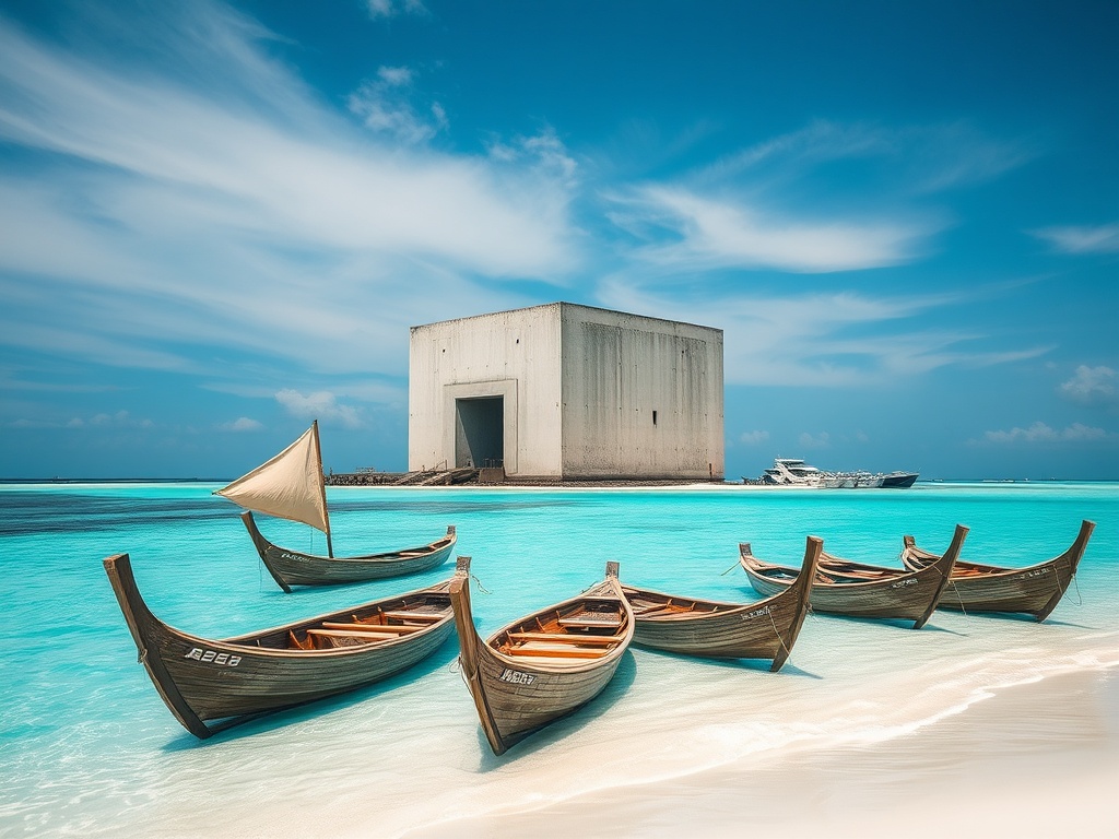 Google's Windowless Building on Addu's Shore