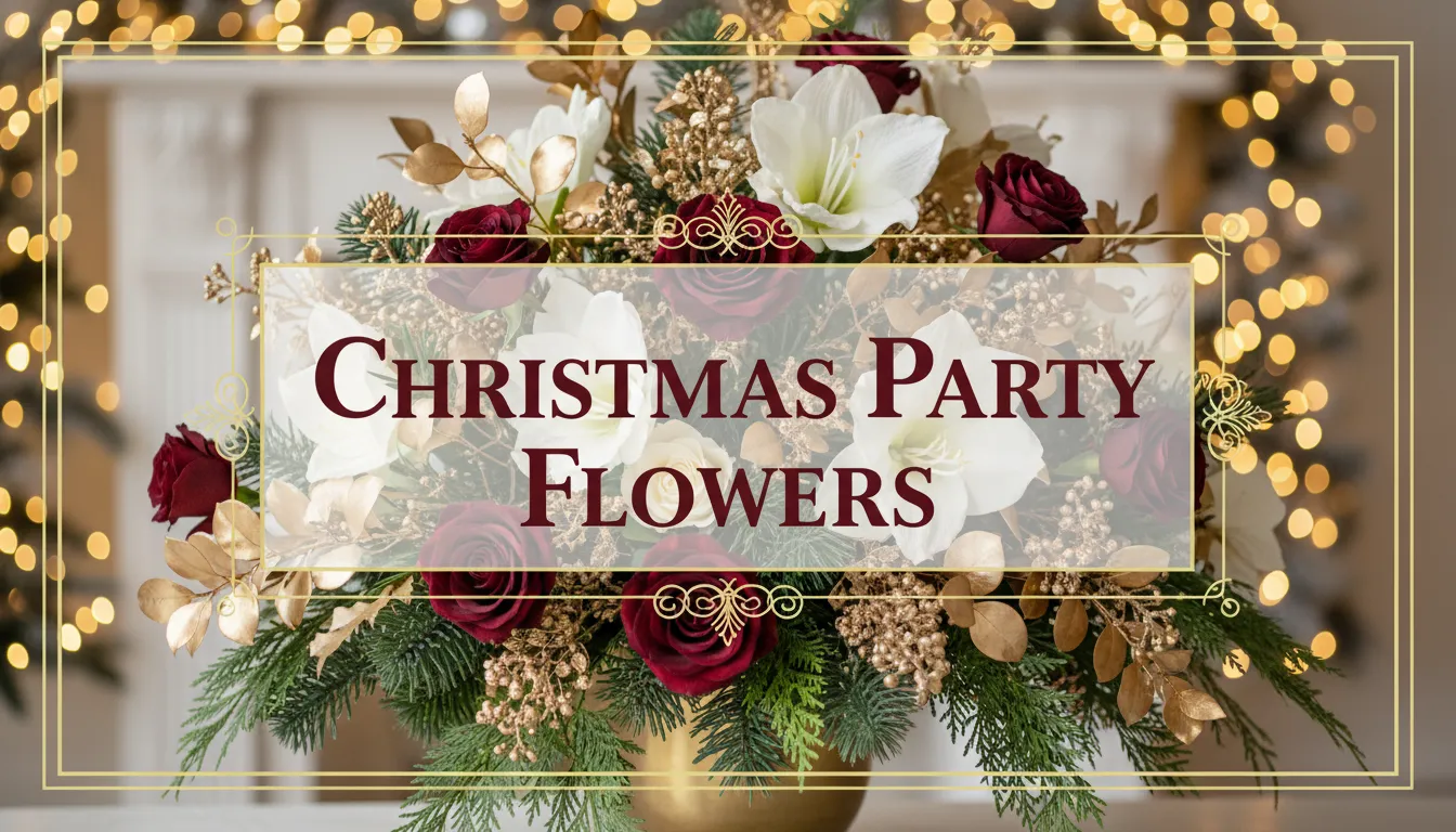 Christmas Party Flowers - Celebrate in Style