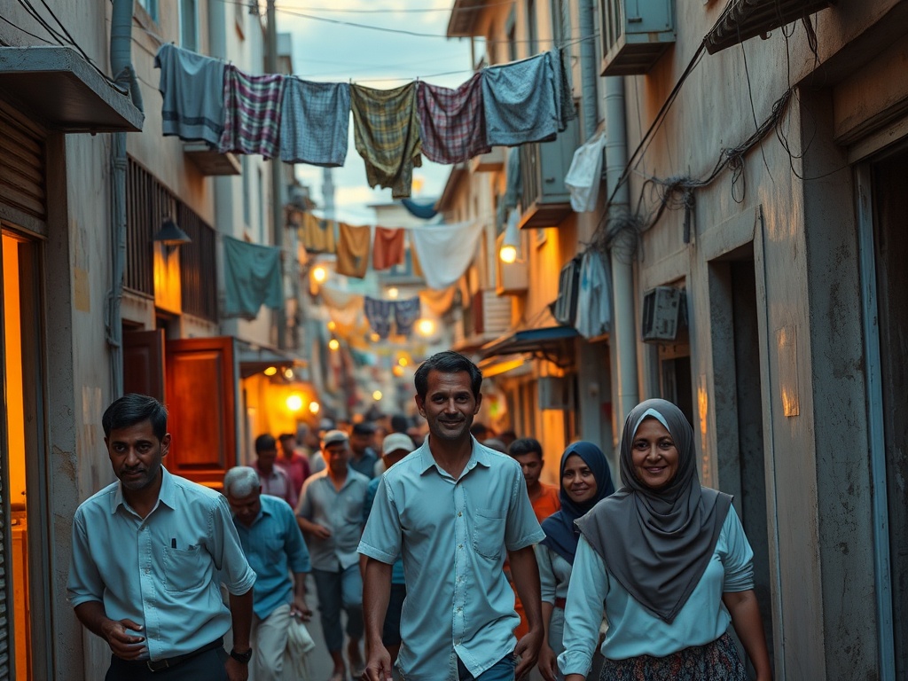 Five Families Share One Apartment in Malé