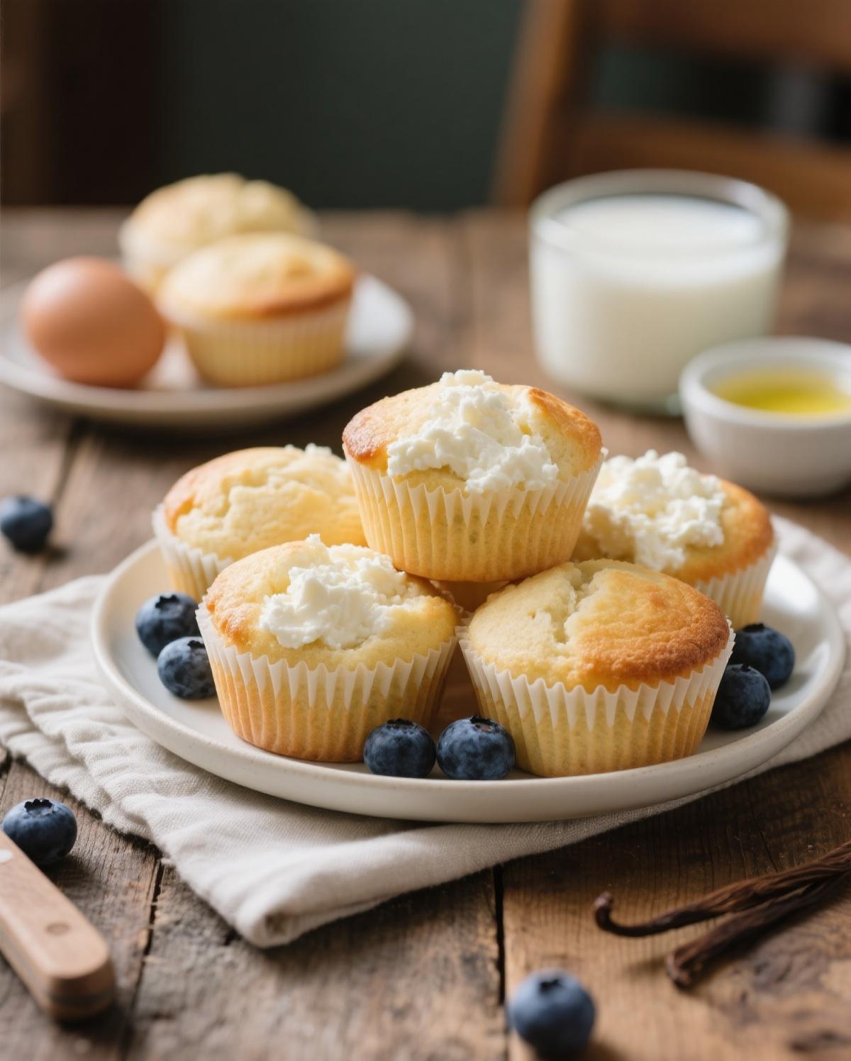cottage cheese muffins recipe