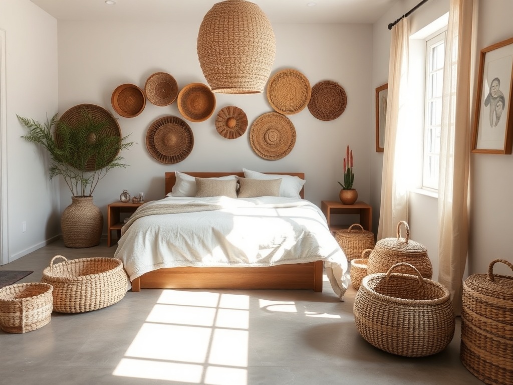 26. Incorporate Woven Baskets