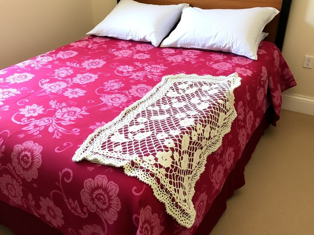 2. Add a Floral Bedspread