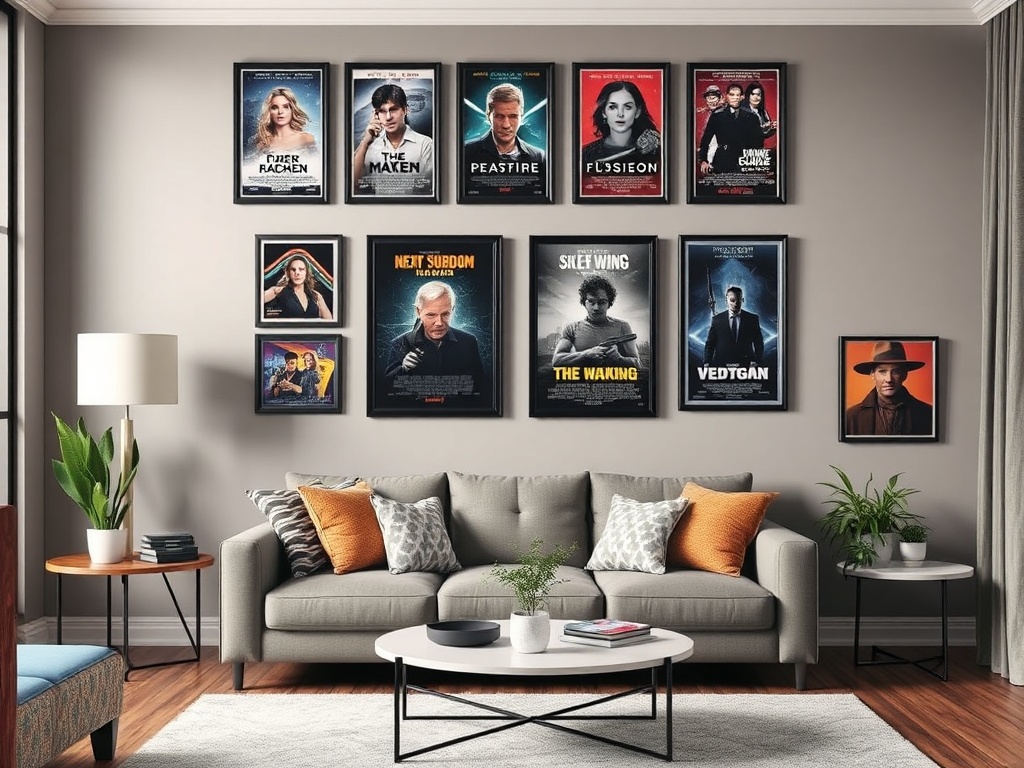 12. Display Themed Movie Posters