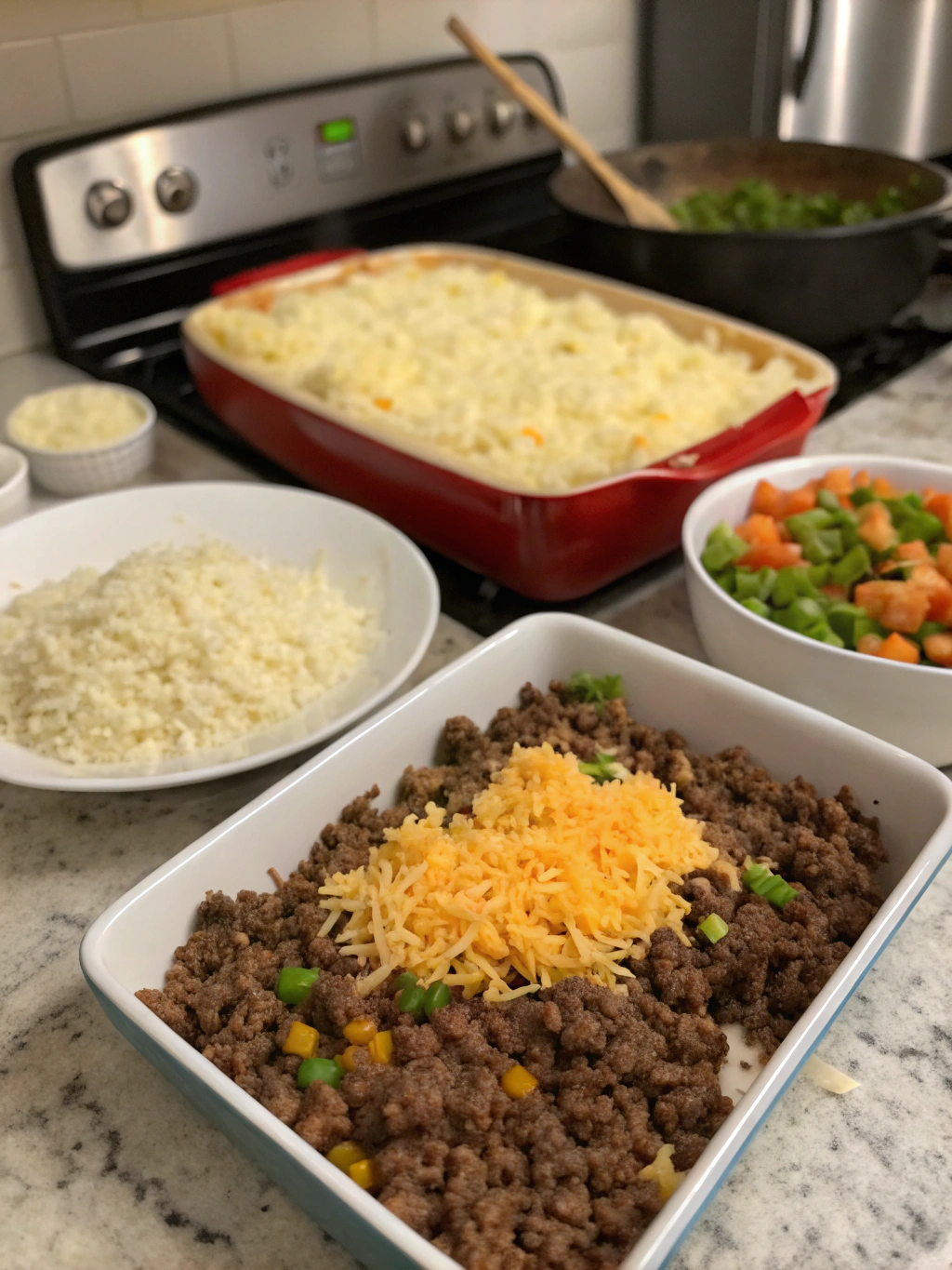 Recipe preparation steps