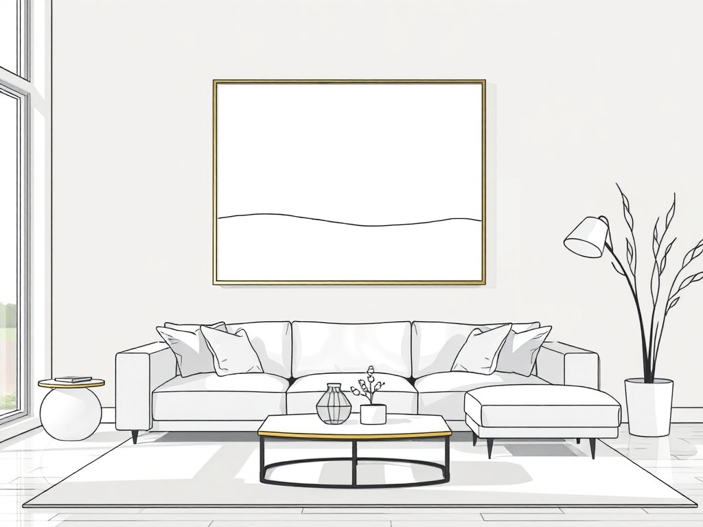 18. Opt for Minimalist Art