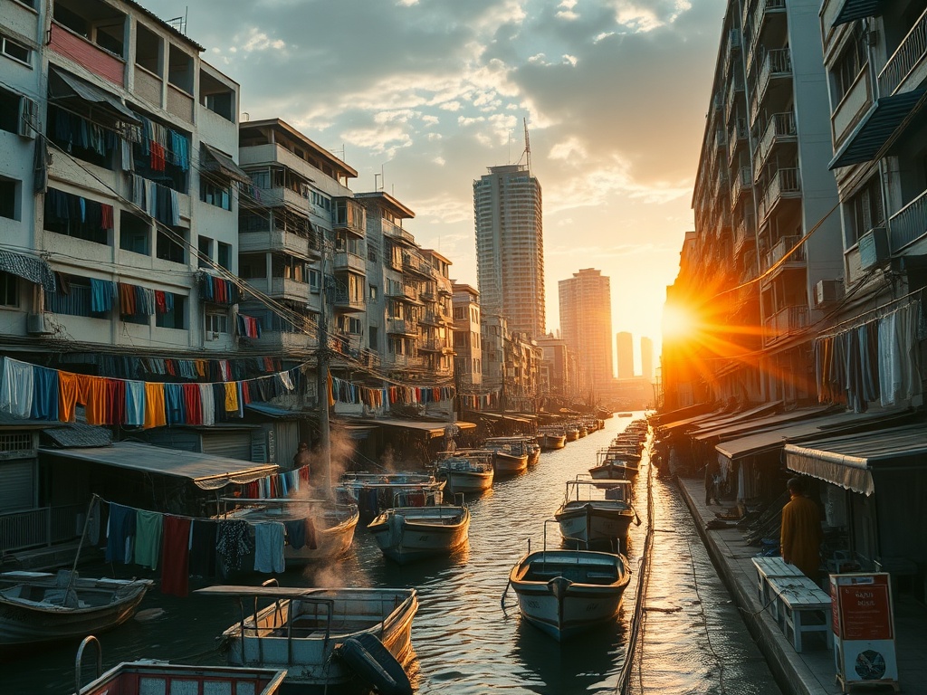 Where Malé's Skyward Buildings Cast Long Shadows