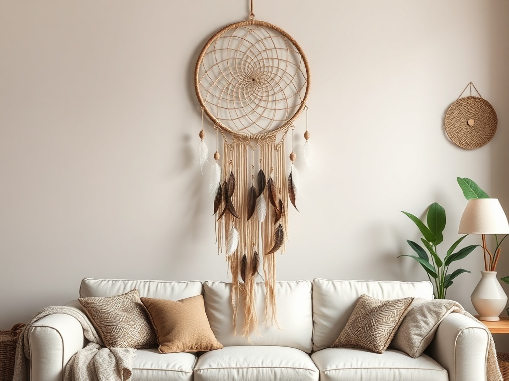 8. Hang Macrame Dreamcatchers