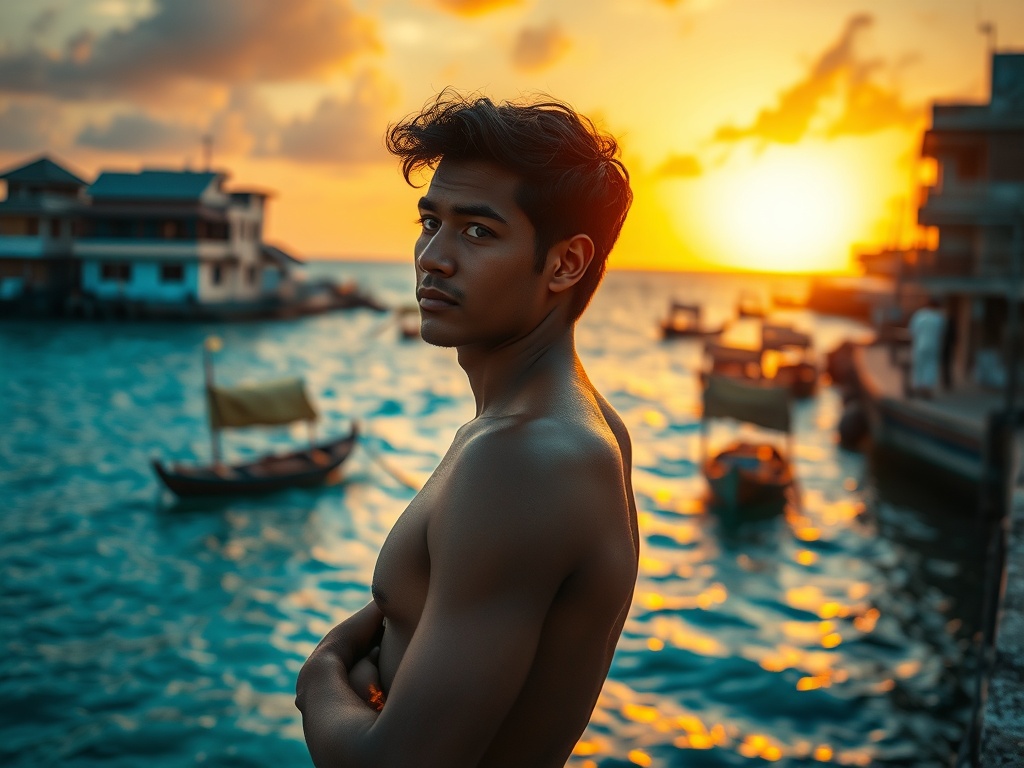 Maldivian Man Who Tweets Prayers to a Restless Sea
