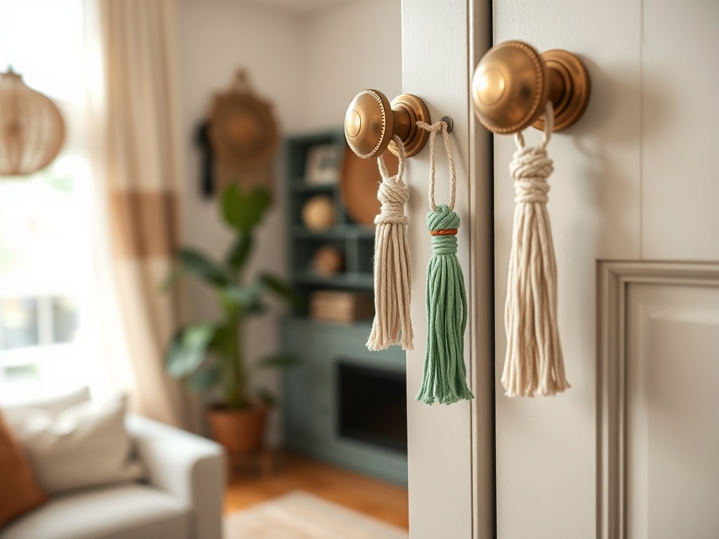 21. Adorn with Macrame Keychains