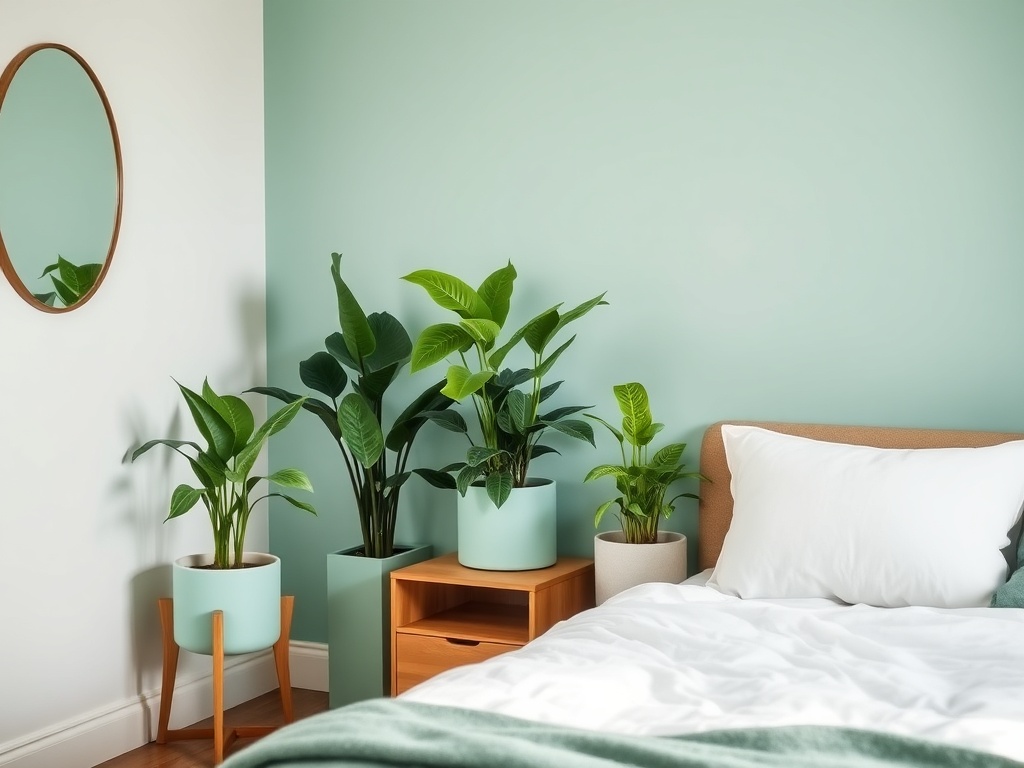 17. Add Seafoam Green Planters