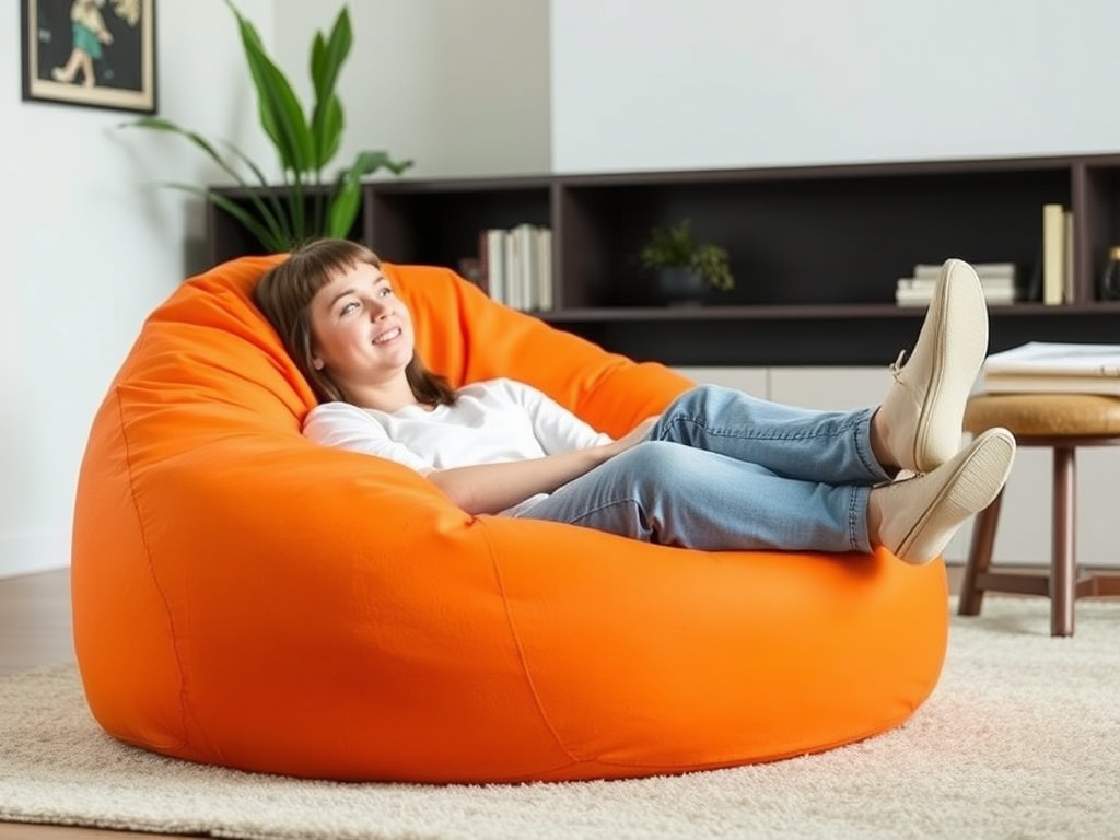 22. Use a Bean Bag Chair