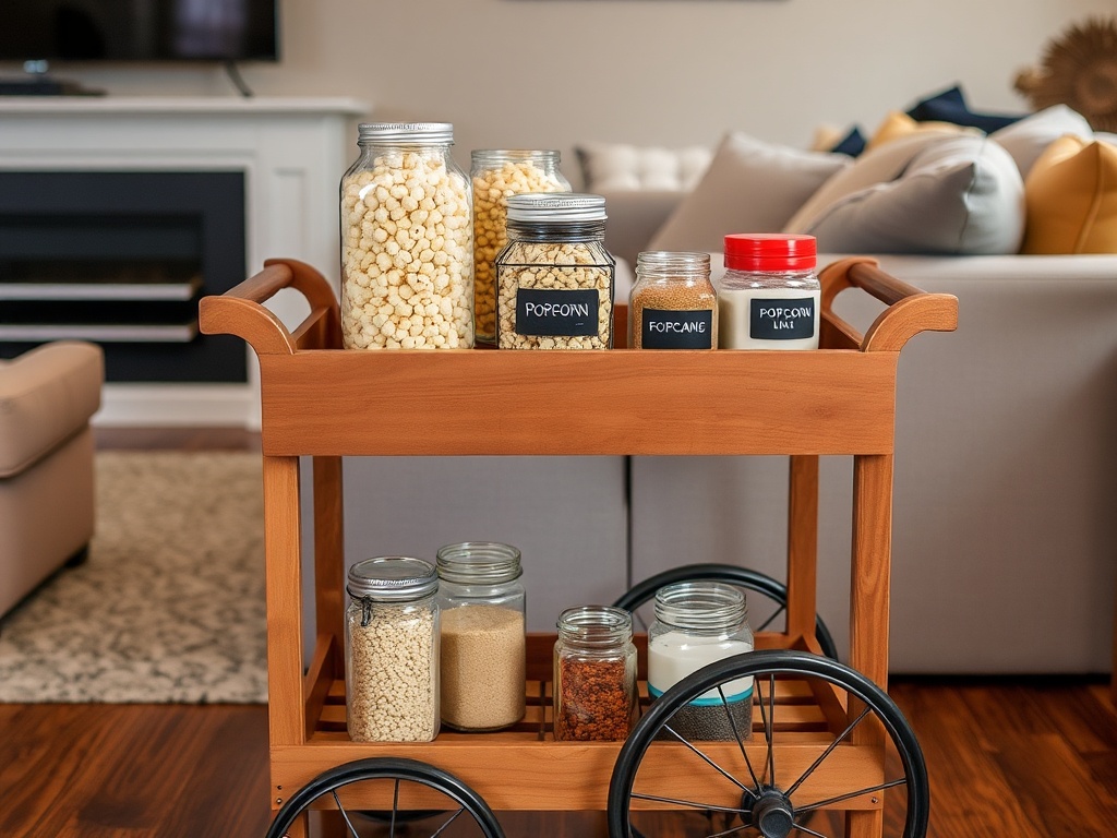 6. Set Up a Popcorn Station