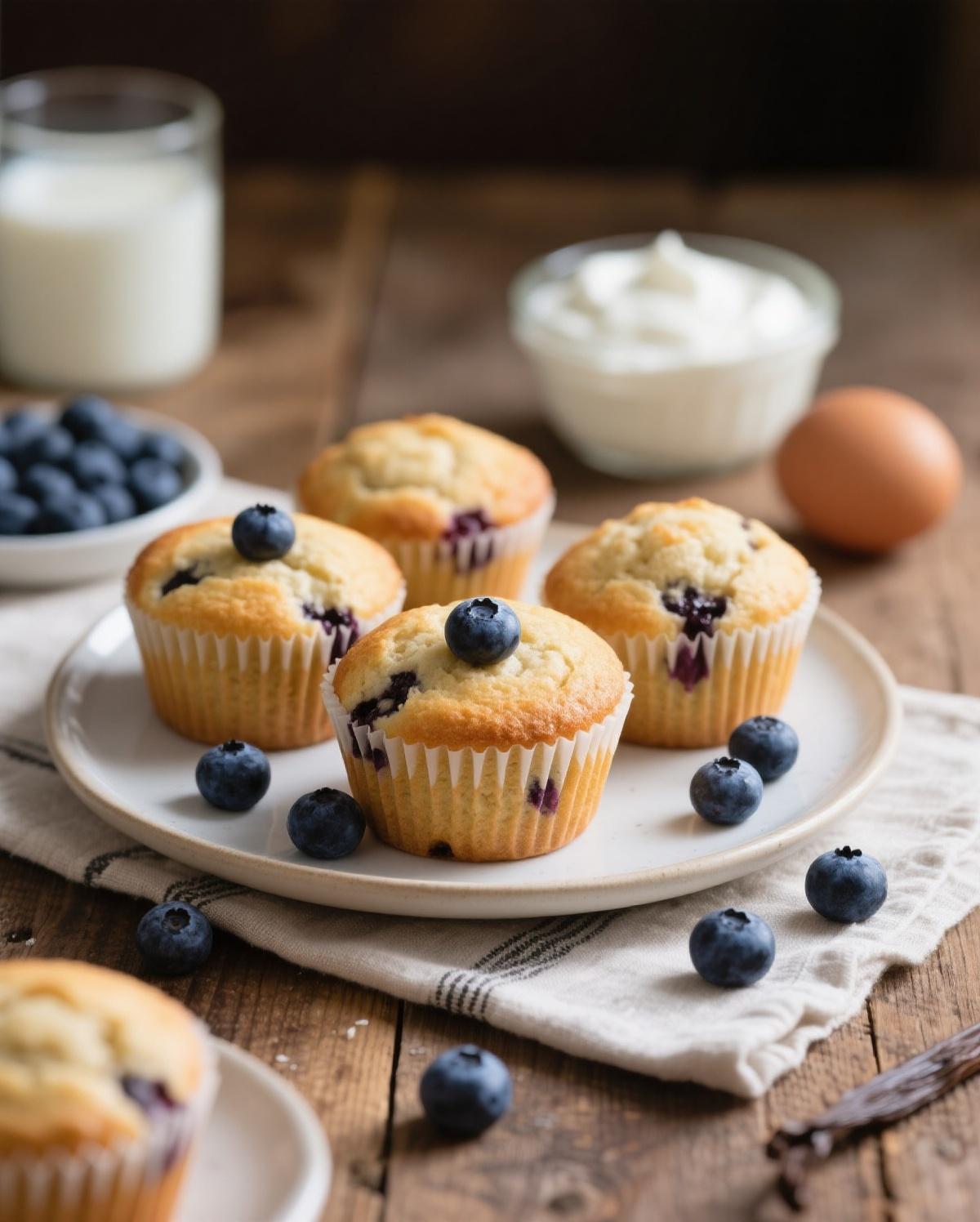 blueberry muffin recipe with yogurt