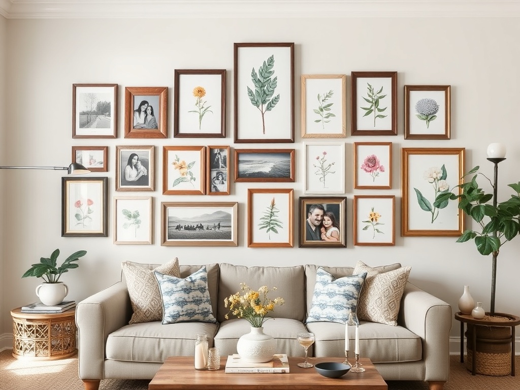Gallery Walls with Farmhouse Flair