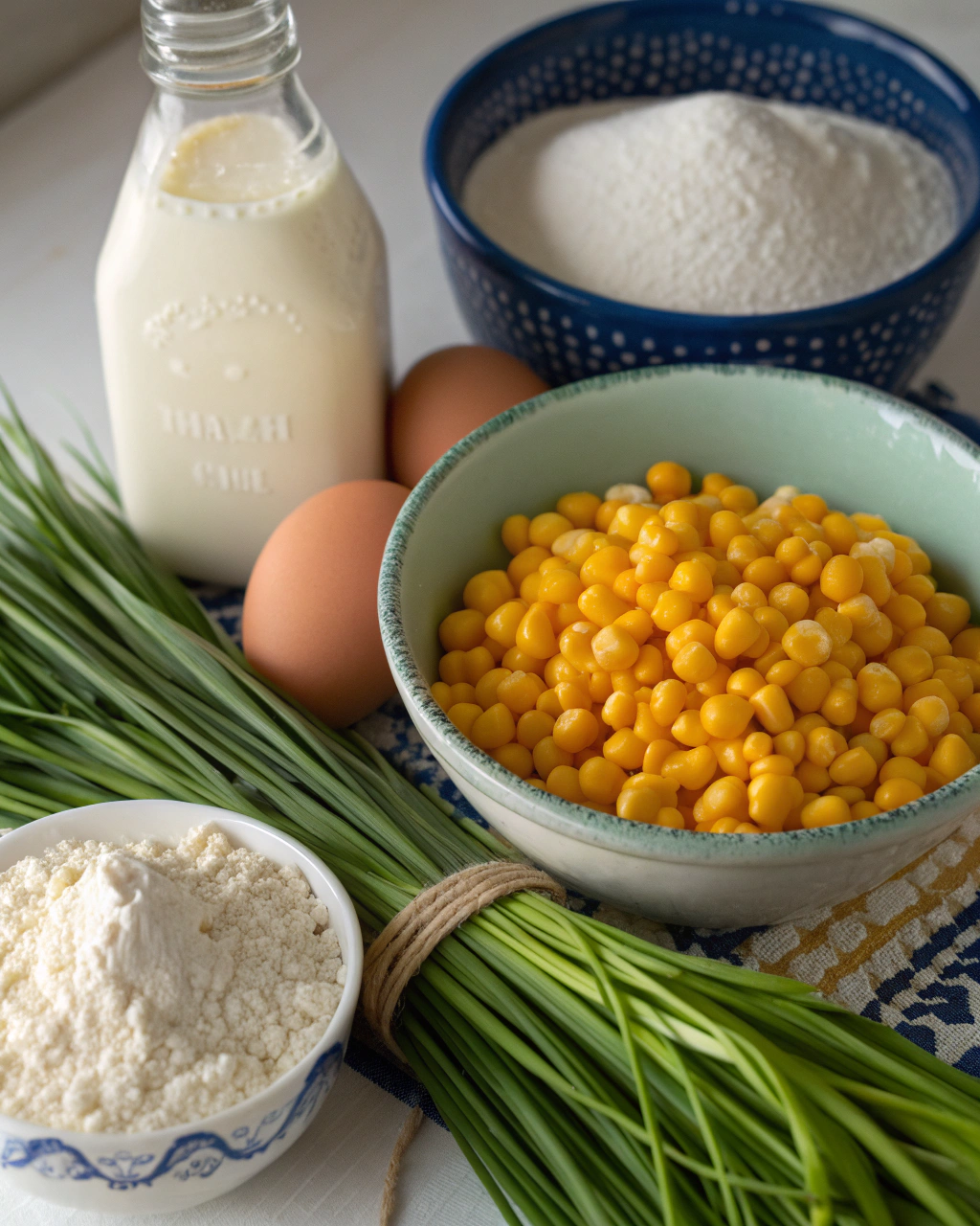 Sweet Corn Fritters Recipe ngredients