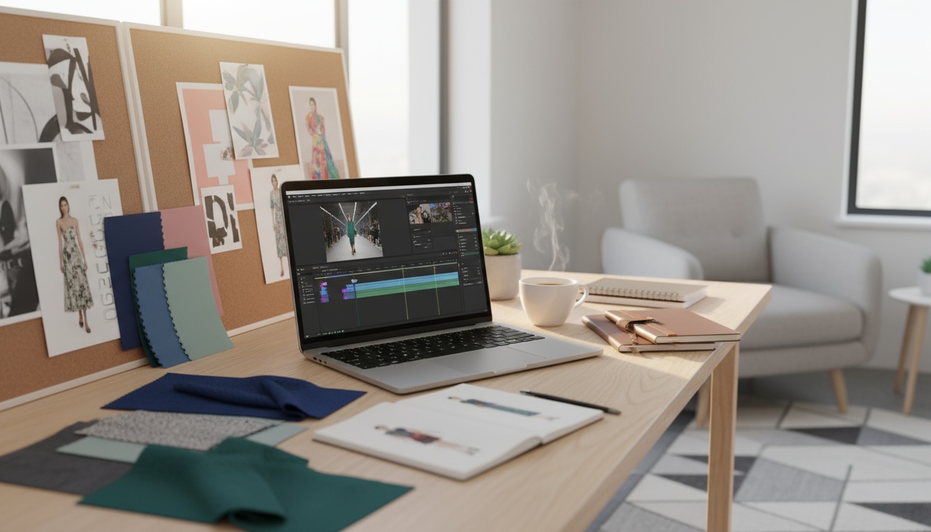 Criação de conteúdo fashion com IA