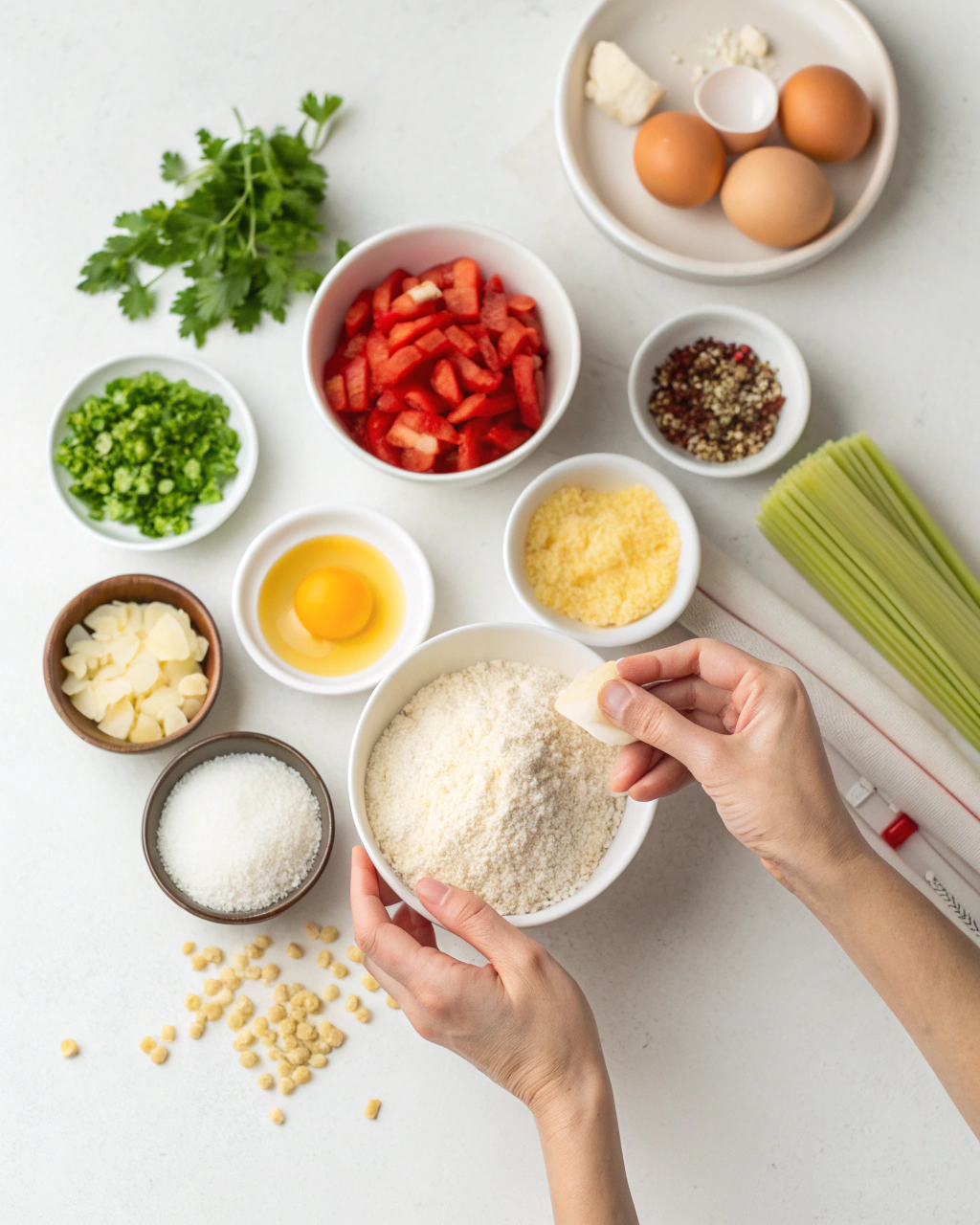 Creamy Fruit Salad ingredients