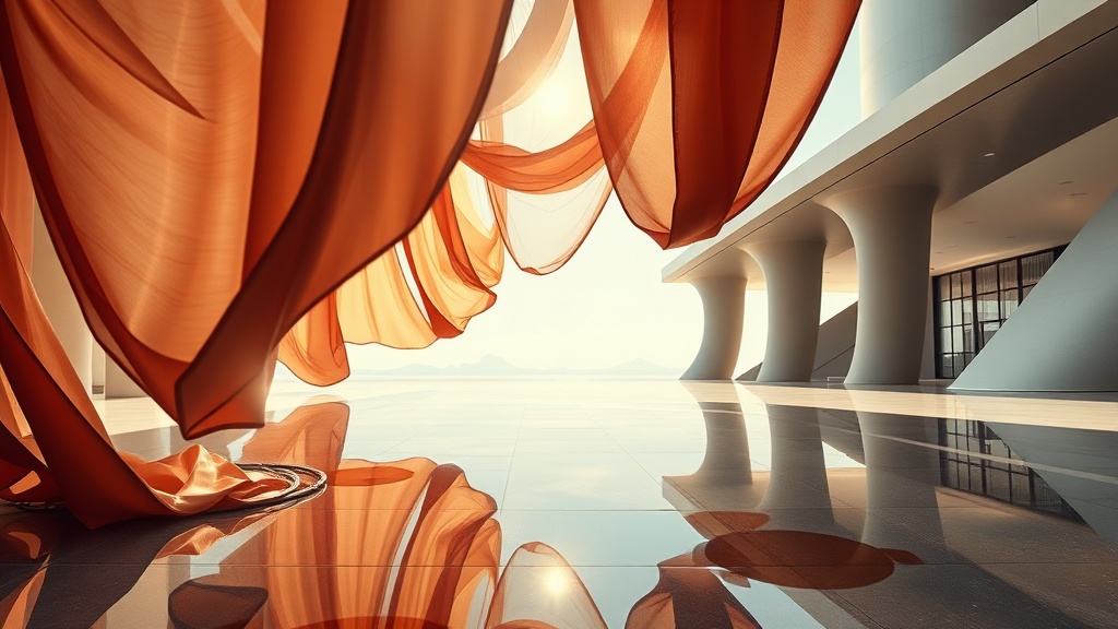 Festival crowd and stage