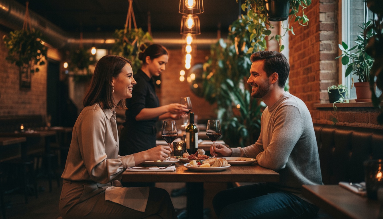 Elegant private dining setup