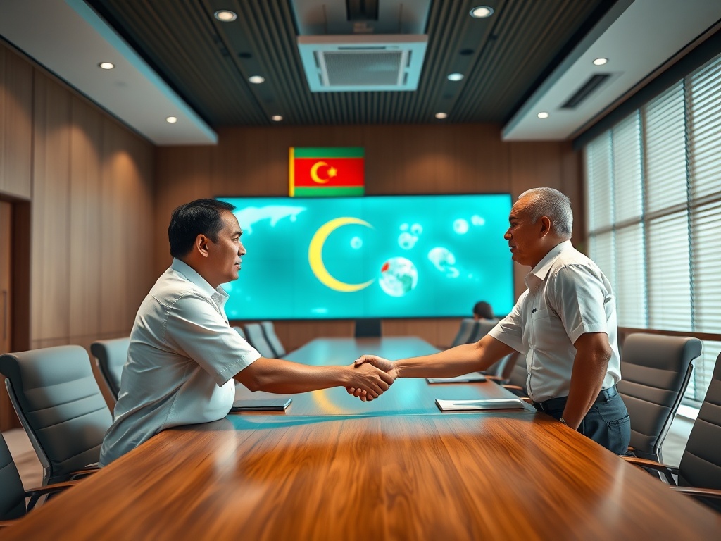 Maldivian Official Shakes Hands Abroad While Islanders Await Results