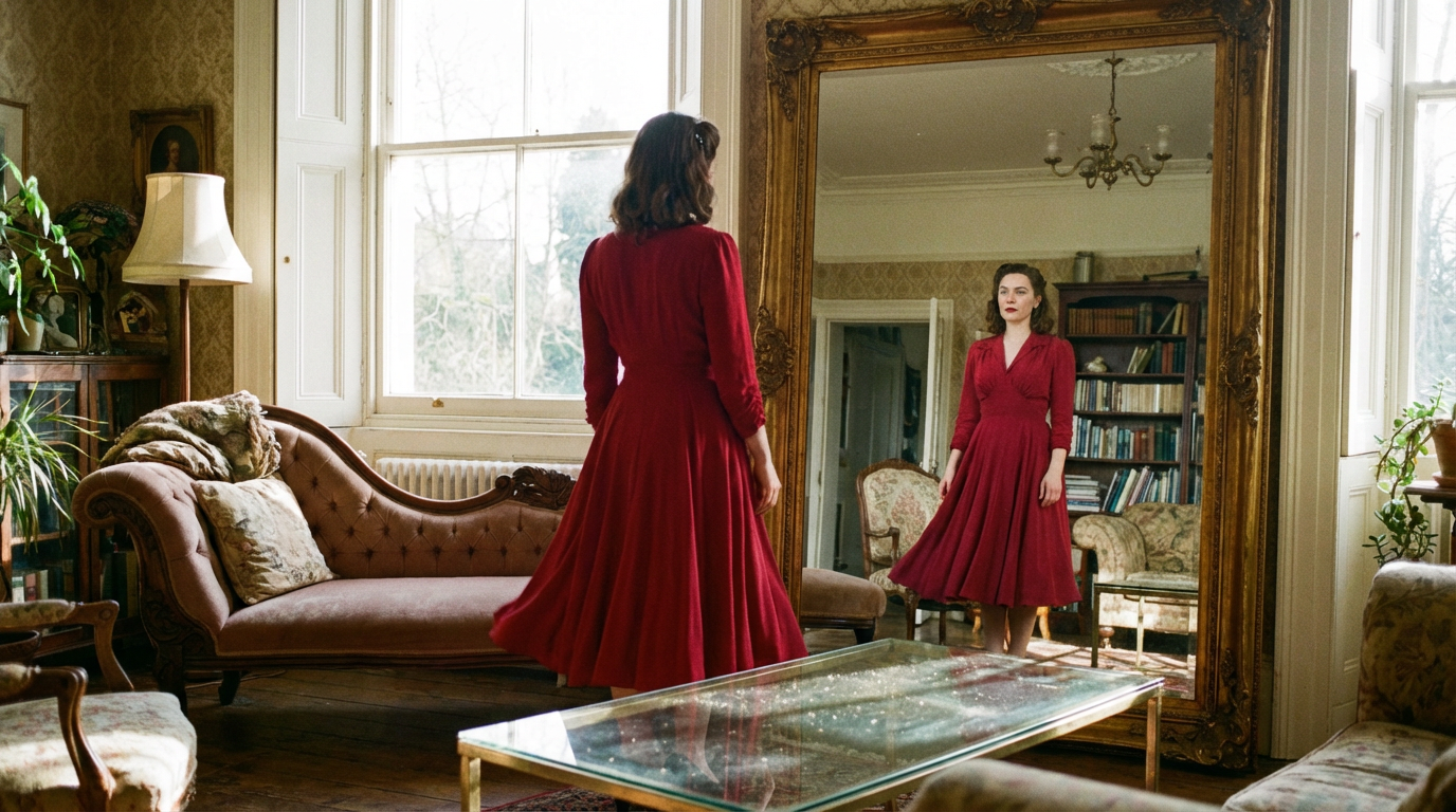 Complex scene with reflections generated accurately by Nano Banana 2