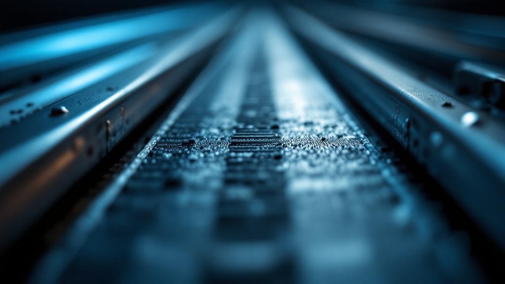 Belt drive garage door opener mechanism detail