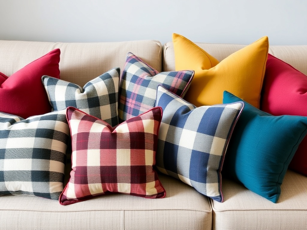 10. Use Mix-and-Match Pillows