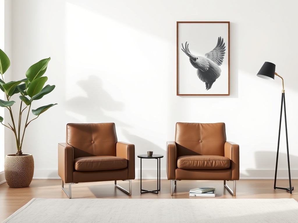 12. Choose Sleek Accent Chairs