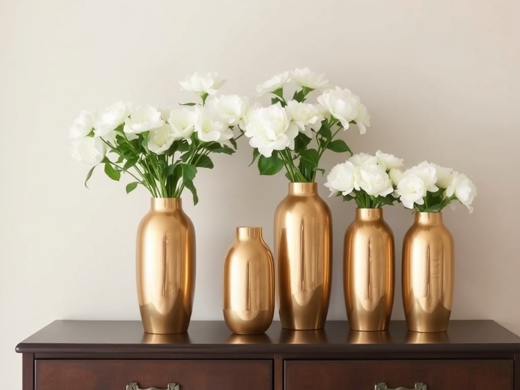 8. Style with Gold Vases