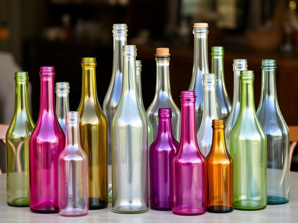 12. Display Vintage Bottles