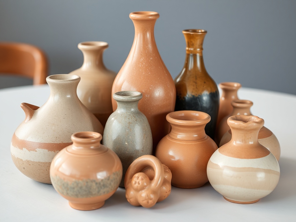 18. Display Handcrafted Pottery