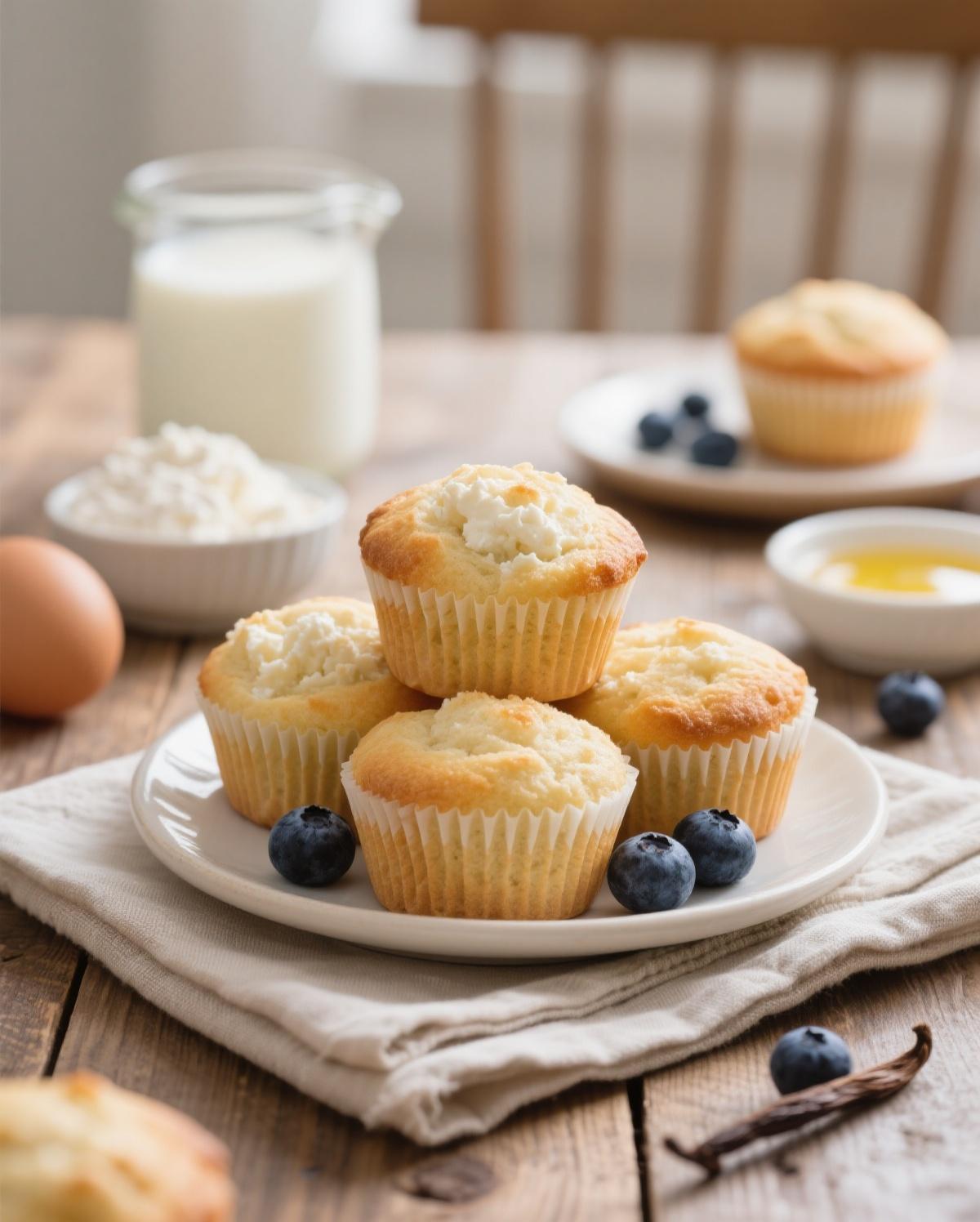 cottage cheese muffins recipe