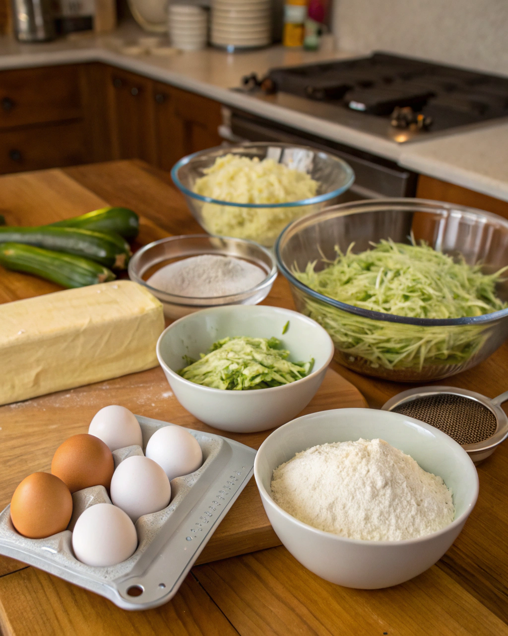 EASY ZUCCHINI BREAD Ingredients