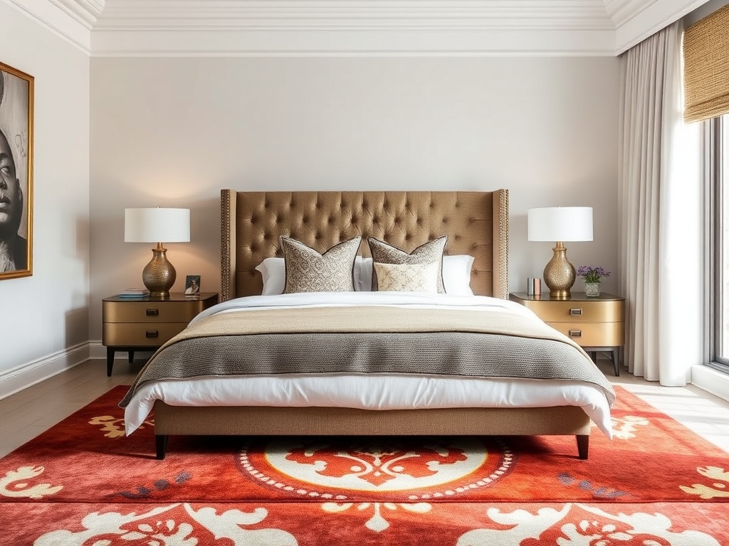 20. Pair with a Statement Rug