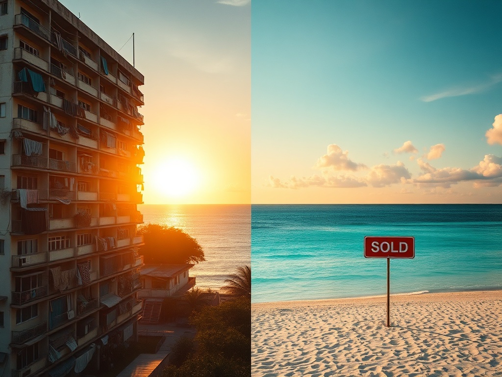 Crammed Malé Apartments and Empty Oceanfront Plots