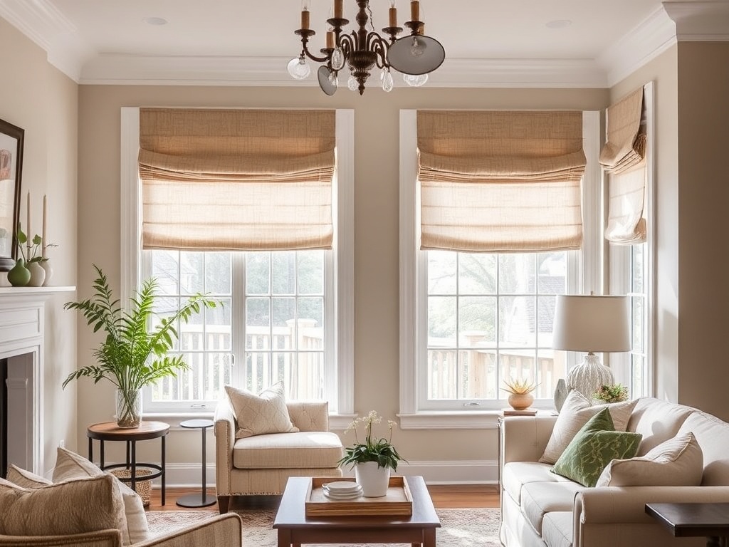 3. Choose Classic Roman Shades