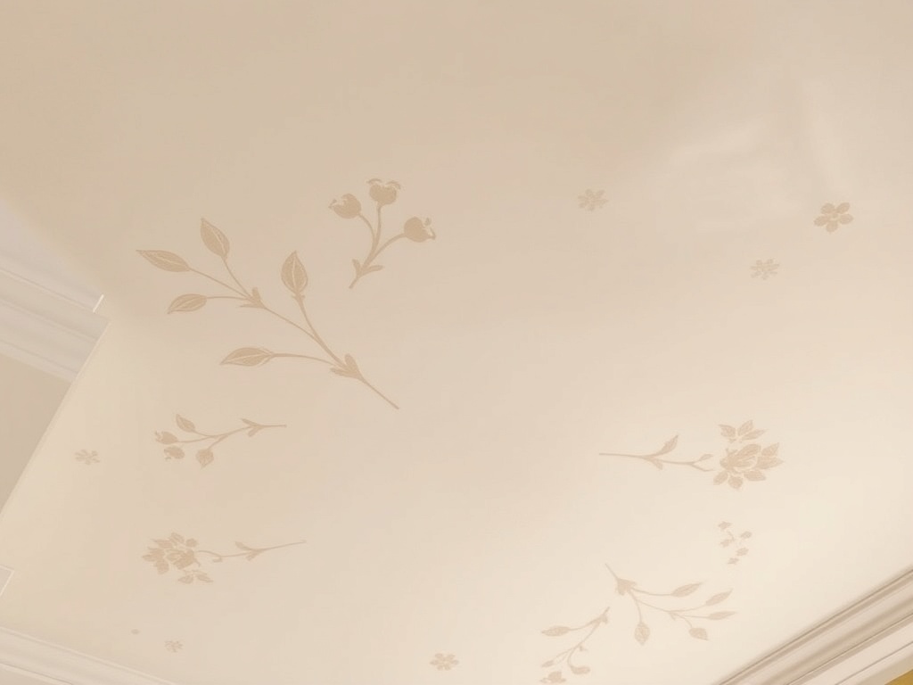 18. Experiment with Floral Ceiling Decor