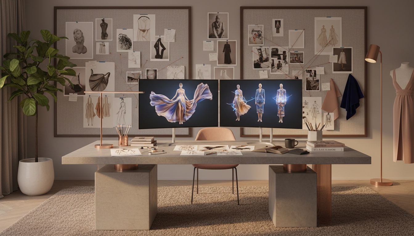 Exemplo de vídeo de moda gerado por IA