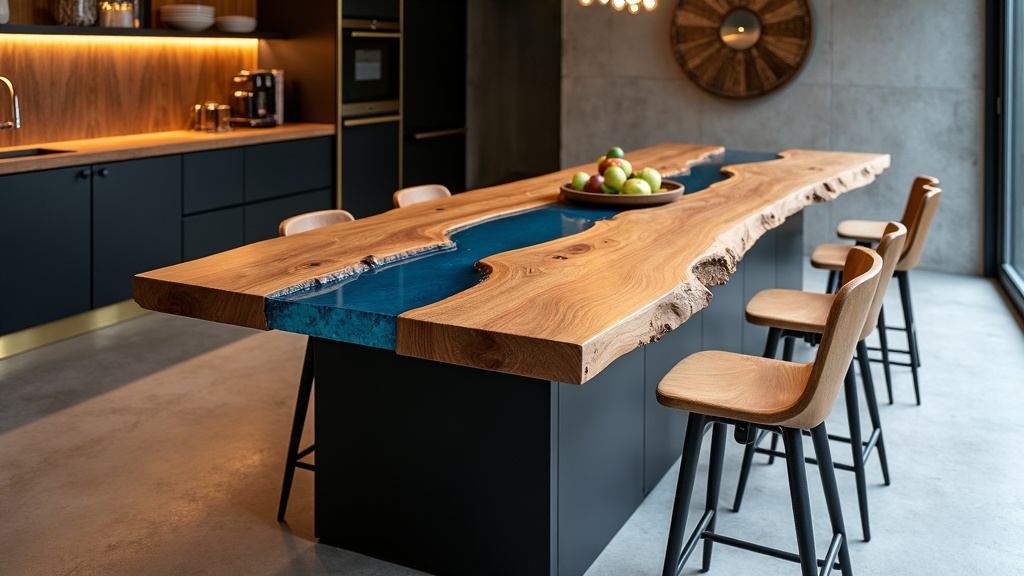 Барная стойка-остров для кухни-гостиной: создайте уютную зону для общения и стиля в вашем интерьере!