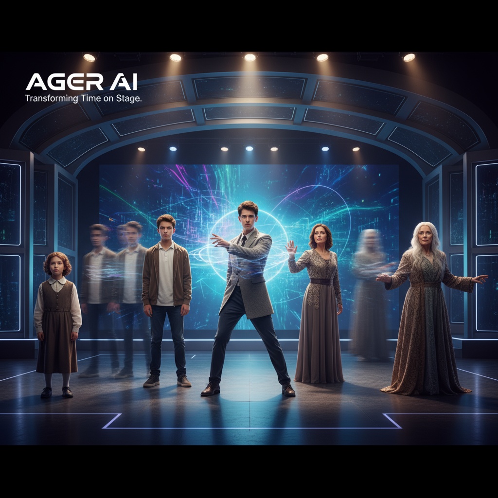 Dramatic Aging Effects in Theater with Ager